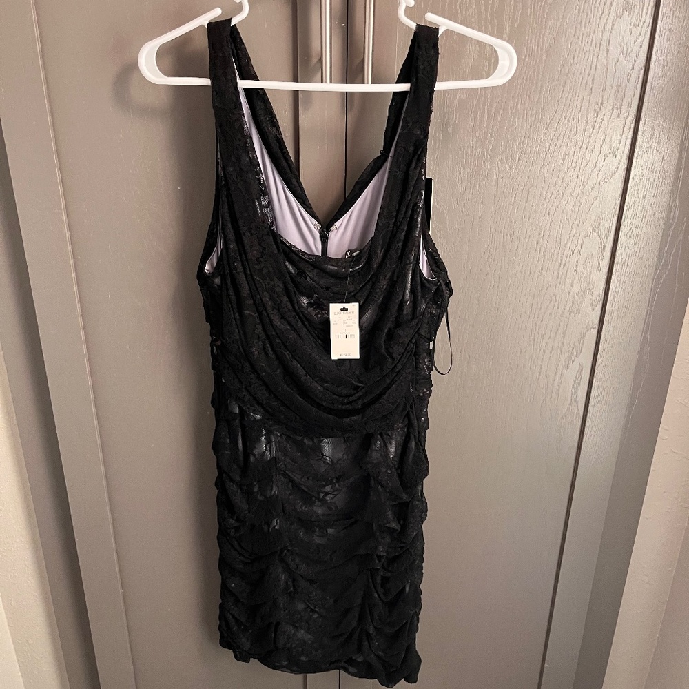 Black cocktail dress